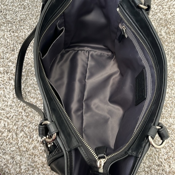 Coach Tote Purse – Black (Style F1420) - Picture 4 of 5